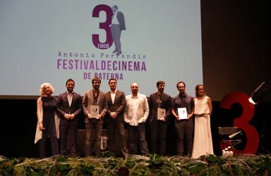 Hugo Silva recoge el Premio a su Trayectoria en el Festival de Cine de Paterna Antonio Ferrandis 