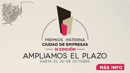 Paterna Ciudad de Empresas amplía el plazo de presentación de candidaturas al 20 de octubre