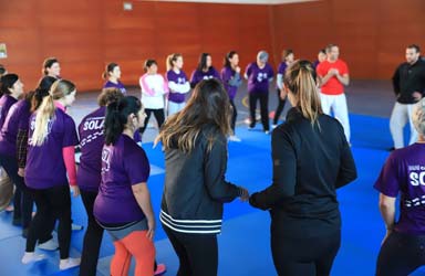 El taller de autodefensa de Paterna alcanza las 400 mujeres inscritas