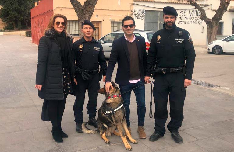 La Policía Local de Paterna amplía su Unidad Canina con un cuarto perro policía
