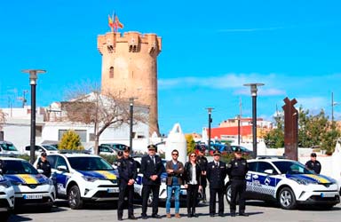  La Policía Local de Paterna renueva su flota con vehículos híbridos