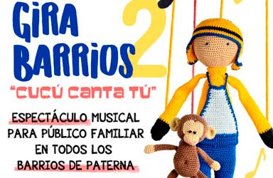 El Ayuntamiento retoma los espectáculos infantiles gratuitos en todos los barrios de Paterna 