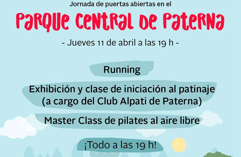 El Parc Central de Paterna acoge mañana sesiones gratuitas de pilates, patinaje y running 