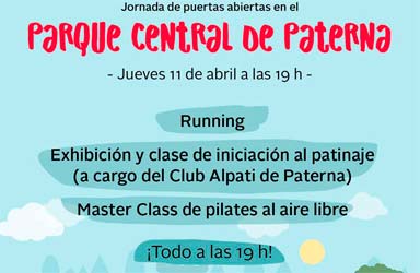 El Parc Central de Paterna acoge mañana sesiones gratuitas de pilates, patinaje y running 