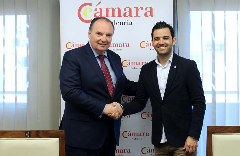 El Alcalde de Paterna y  el Presidente de Cámara Valencia firman un convenio de colaboración para Paterna Ciudad de Empresas