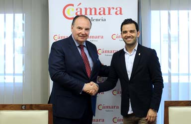 El Alcalde de Paterna y  el Presidente de Cámara Valencia firman un convenio de colaboración para Paterna Ciudad de Empresas