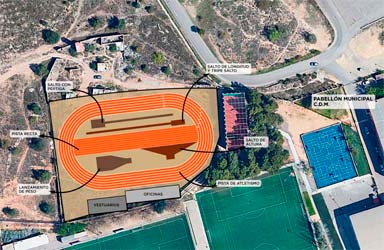  El Alcalde de Paterna anuncia la construcción de una Pista de Atletismo en la Ciudad Deportiva Municipal