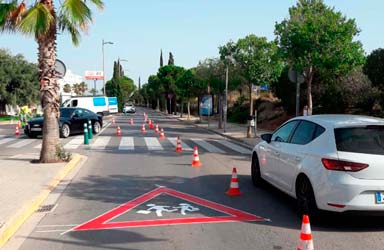 El Ayuntamiento de Paterna refuerza la seguridad peatonal en el entorno escolar del Liceo Francés 