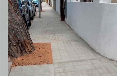 El Ayuntamiento mejora la movilidad peatonal de una decena de calles de la Canyada