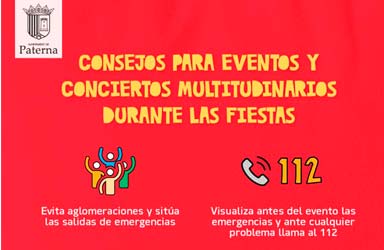 L'Ajuntament de Paterna llança una campanya de conscienciació per a promoure el respecte durant les festes