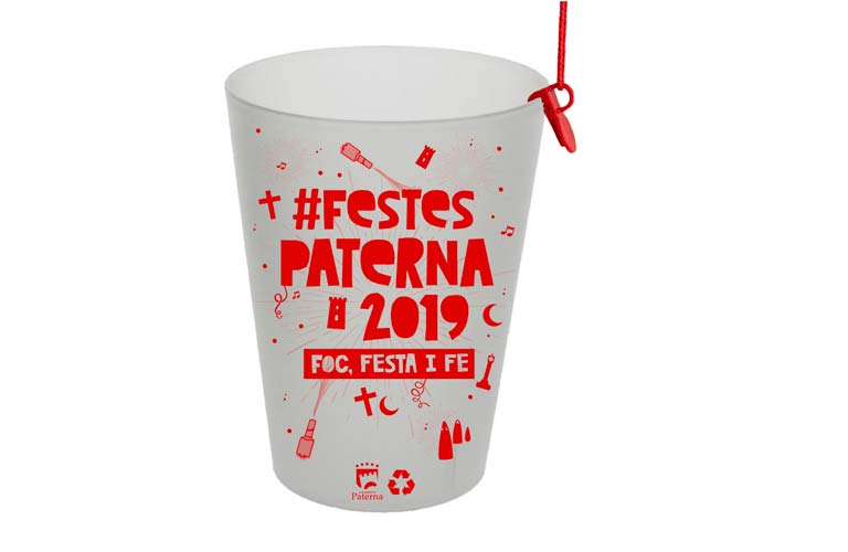 Paterna promou la igualtat, el Medi Ambient i la Neteja en les seues Festes Majors amb gots reutilitzables 