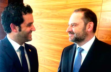 Sagredo celebra el anuncio de Ábalos de la ampliación de la N-220 por 75 millones de euros