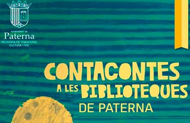  Las bibliotecas de Paterna acogerán cuentacuentos para animar la lectura entre el público infantil