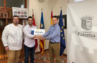 Paterna recibe 15.000 euros de la Unión Europea para ampliar la cobertura de la red wifi municipal gratuita