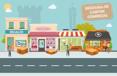 Paterna distingue a los comercios que colaboren en la campaña de recogida de cartón 