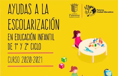 Paterna abre el plazo telemático para solicitar las ayudas a la escolarización de Educación Infantil 