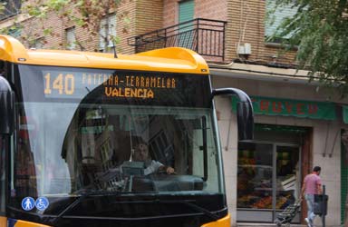 Paterna ajusta el servicio de bus municipal a los requisitos del Gobierno por el coronavirus 