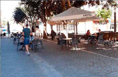 Prudencia entre el sector hostelero de Paterna con un 20% de apertura en su primer día de Fase 1