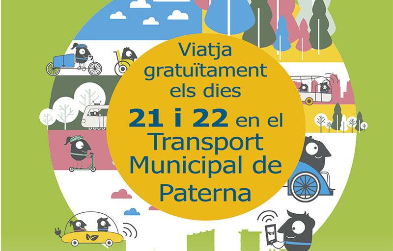 Paterna se suma a la Semana Europea de la Movilidad con transporte municipal gratuito los días 21 y 22 de septiembre