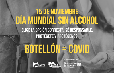 Paterna lanza una campaña para concienciar a los jóvenes sobre los riesgos de contagio de la COVID19 en los botellones