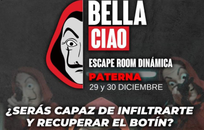 L'Escape Room inspirat en la ‘Casa de Paper’ arriba demà a la Casa de la Joventut de Paterna
