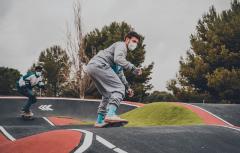 Paterna estrena un circuito de Pumptrack de 450 m2 en Lloma Llarga
