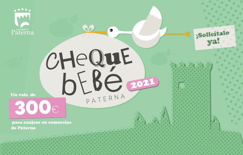 Paterna abre hoy el plazo para solicitar el Cheque Bebé de 300€ que ayudará a las familias e impulsará el comercio local