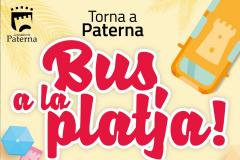 Paterna pone en marcha el Bus a la Playa el próximo 20 de junio