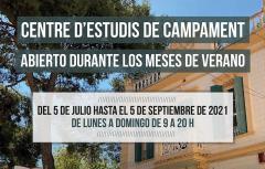  El Centro de Estudios de Campamento, abierto por vacaciones en horario ininterrumpido para facilitar la preparación de exámenes y oposiciones