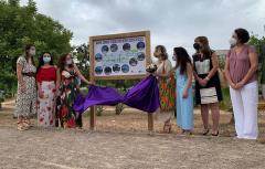 Pilar Mateo inaugura las 11 zonas ajardinadas del Parc Tecnològic de Paterna bautizadas con nombres de científicas
