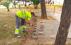El Ayuntamiento mejora las vías peatonales de los barrios de Bovalar y Mas del Rosari