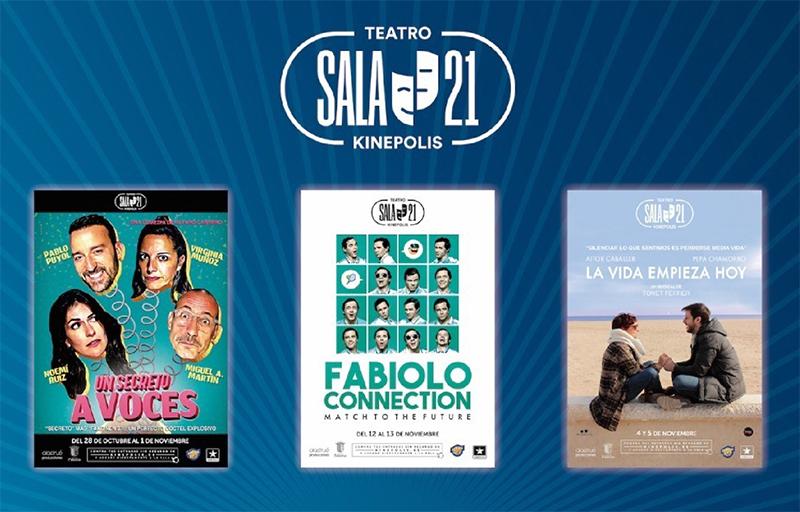El proyecto Teatro Sala 21 acerca las obras escénicas a Kinépolis Paterna