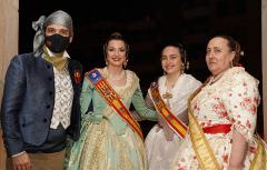 Las Falleras Mayores de Paterna, Natalia Martínez y Arantxa Giménez, dan la bienvenida a las Fallas 2022 en la Cridà