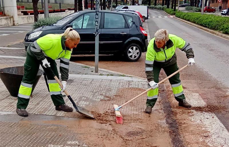 Las intensas lluvias dejan en Paterna 177 litros por metro cuadrado en 24 horas