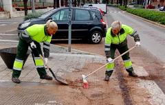 Las intensas lluvias dejan en Paterna 177 litros por metro cuadrado en 24 horas