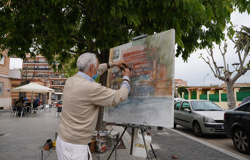 Els carrers de Paterna acullen aquest dissabte el XXVI Concurs de Pintura a l'aire lliure