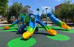 Paterna renueva la zona de juegos infantiles del parque de Alborgí