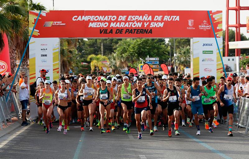 Paterna, epicentro del running con el Campeonato de España de Media Maratón y 5k