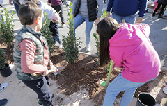 Paterna celebra el Día del Árbol replantando 80 ejemplares con la ayuda de los niños y niñas de la ciudad