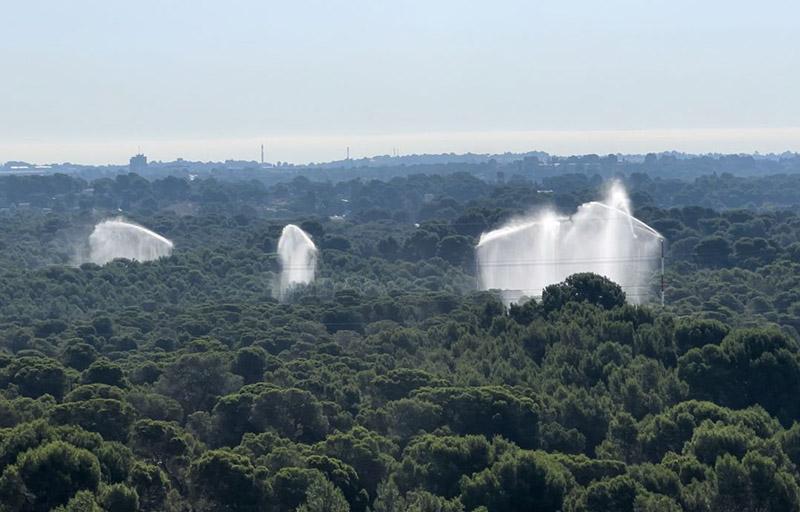 Paterna ampliará el Proyecto GUARDIAN con más cañones de agua para cubrir completamente la zona residencial de La Canyada