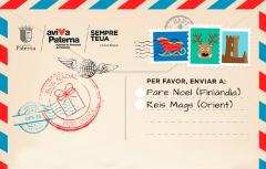 L'Ajuntament repartix 10.000 cartes de Papà *Noel i Reis Mags amb segell paterner i valencià en col·legis, biblioteques i comerços de la ciutat
