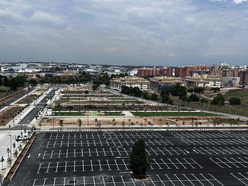 Paterna abre la zona residencial de Los Molinos con sus áreas comunes finalizadas y un macroparking público de 450 plazas