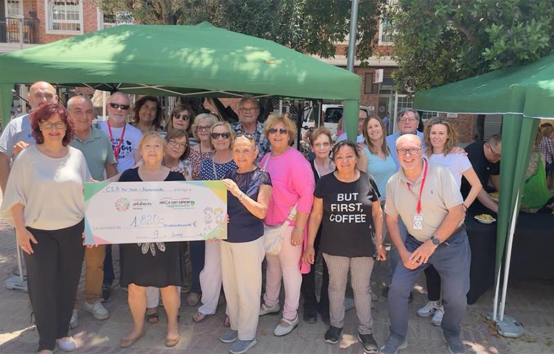 Paterna recauda 1.820€ en el Mercadillo Solidario de la Semana del Mayor para la Casa ASPANION para niños/as con cáncer