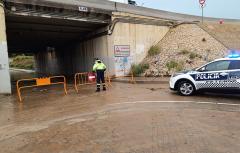 Paterna registra uns 144 litres/m² en el pic de major intensitat a causa del fort aiguat caigut aquest matí