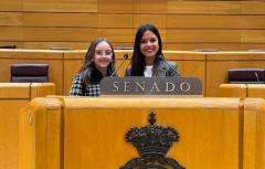 Las Falleras Mayores de Paterna 2024 visitan el Senado