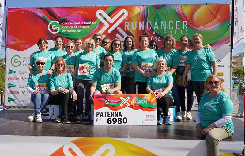 Paterna acoge por segundo año la RunCáncer con cerca de 1.400 participantes y una recaudación de 6.980€