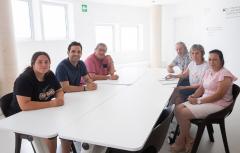 Sagredo se reúne con la nueva junta directiva de la Asociación de Vecinos del Barrio de La Coma