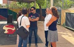 El Alcalde Sagredo supervisa la puesta a punto de los centros educativos que recibirán un total de 17.315 estudiantes, el próximo lunes en Paterna