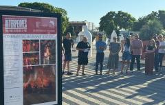 La explanada del cohetódromo de Paterna acoge una exposición de Interpenyes para poner en valor el fomento y mantenimiento de la cultura del fuego en la ciudad