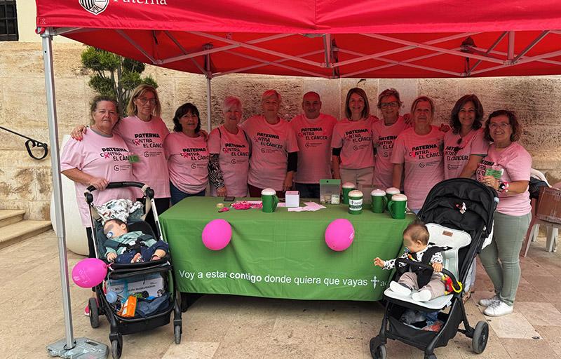 Paterna se suma al Día Mundial contra el cáncer de mama mediante una cuestación